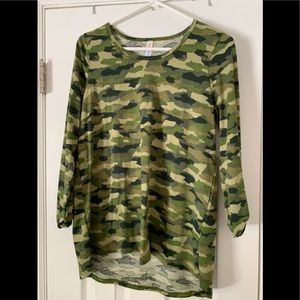 Lularoe Camo Top